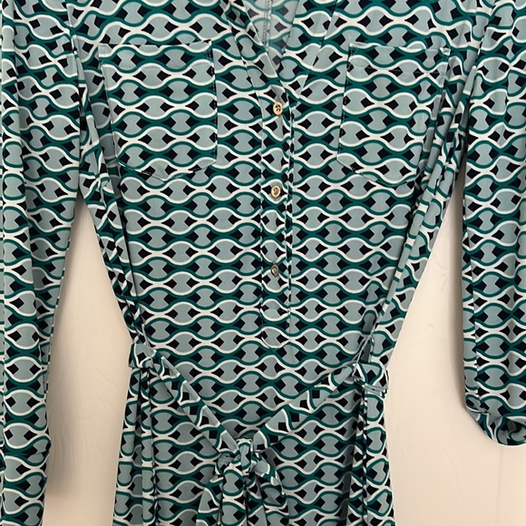 {Donna Morgan} NWOT patterned midi dress - Picture 3 of 3